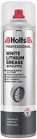 Holts White Lithium Grease Spray, Heavy Duty Grease For Moving Parts, High