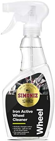 Simoniz Iron Active Car Wheel Cleaner Spray, Fast-Acting Tyre Cleaner To Remove