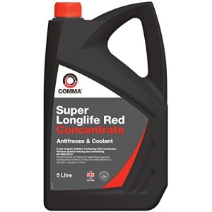Comma SLA5L Super Red Antifreeze and Coolant Concentrated, 5 Liter