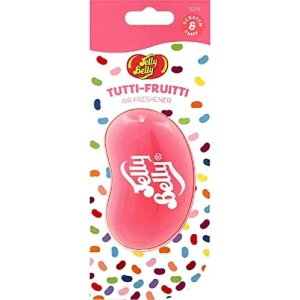 Jelly Belly Car Air Freshener - Tutti Fruitti 3D Hanging Freshener. Car Scent