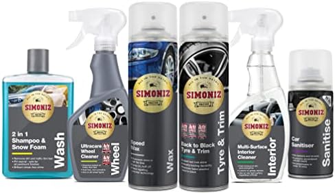 Simoniz The Works Car Valeting Kit, Ultimate Car Cleaning Kit, Essential - Image 2