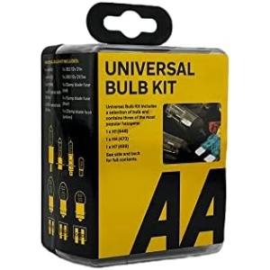 AA Compact Universal Car Bulb/Fuse Kit AA0552 - Includes Popular Halogen Bulbs