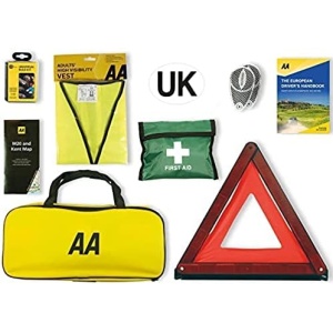 AA Euro Travel Kit AA6318 - for Driving in France/Europe - Includes Zipped