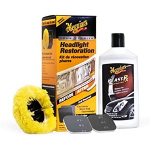 Meguiar's G1900KEU One-Step Plastic Car Headlight Restoration Kit for oxidised