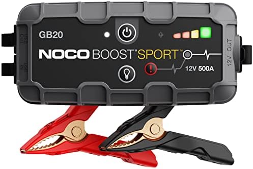NOCO Boost Sport GB20 500A UltraSafe Car Jump Starter, Jump Starter Power Pack