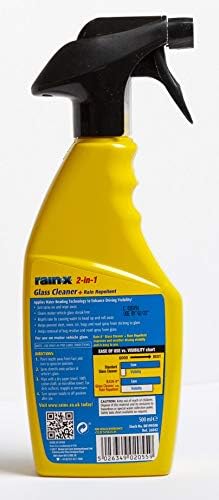 Rain-X 88199500 2in1 Glass Cleaner + Rain Repellent, 500ml, red - Image 2