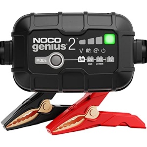 NOCO GENIUS2UK, 2A Car Battery Charger, 6V and 12V Portable Smart Charger