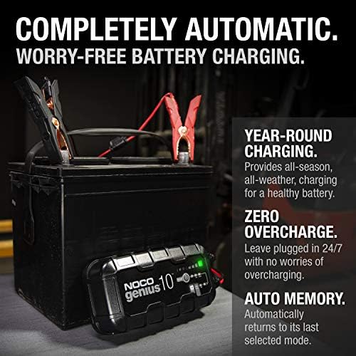 NOCO GENIUS10UK, 10A Car Battery Charger, 6V and 12V Portable Smart Charger - Image 7