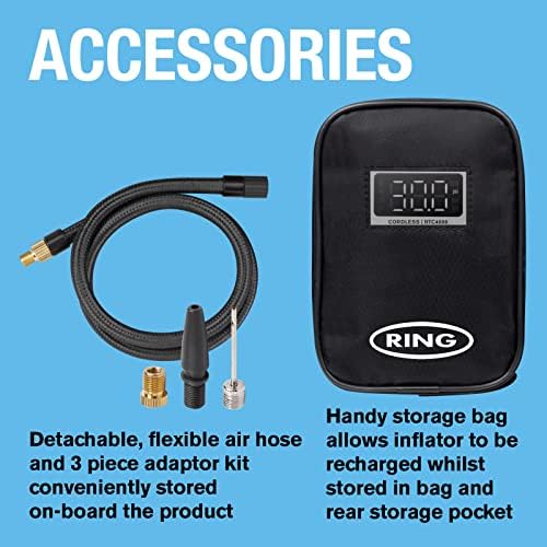 Ring Automotive RTC4000 cordless tyre inflator air compressor car pump. - Image 7
