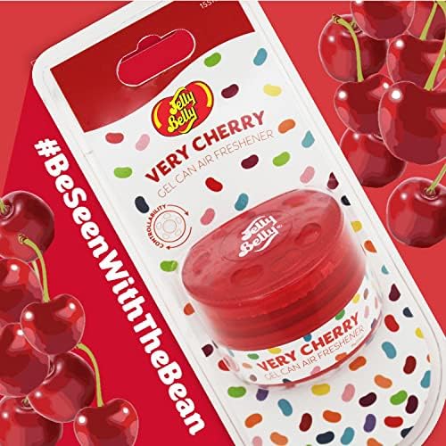 Jelly Belly Car Air Freshener - Very Cherry Gel Can Car Freshener - Image 6