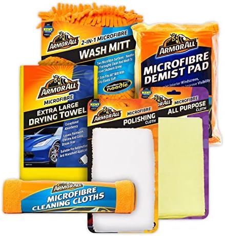 Car Cleaning Kit, Armor All, Set of 7 Car Accessories