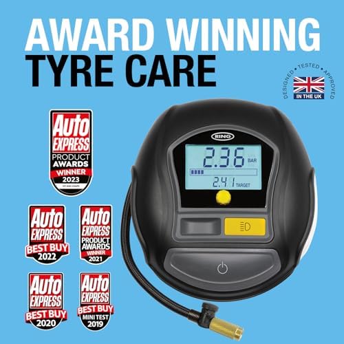 Ring Automotive - RTC1000 12V rapid tyre inflator air compressor car pump - Image 2