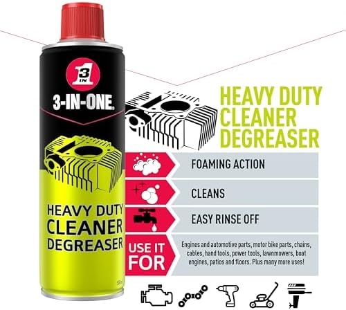 3-IN-ONE WD44605 Professional Heavy Duty Cleaner Degreaser 500ml - Image 3