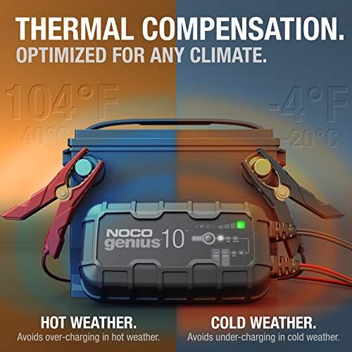 NOCO GENIUS10UK, 10A Car Battery Charger, 6V and 12V Portable Smart Charger - Image 4