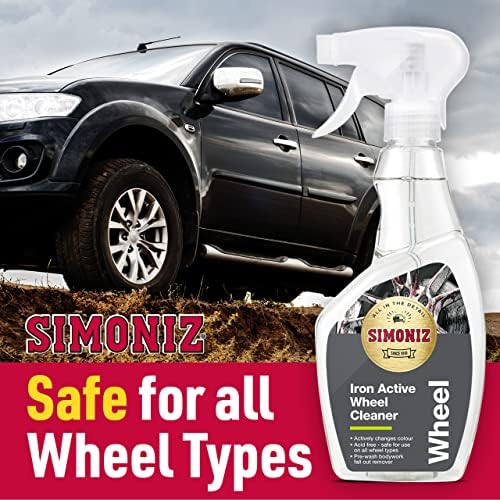 Simoniz Iron Active Car Wheel Cleaner Spray, Fast-Acting Tyre Cleaner To Remove - Image 4