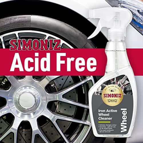 Simoniz Iron Active Car Wheel Cleaner Spray, Fast-Acting Tyre Cleaner To Remove - Image 3